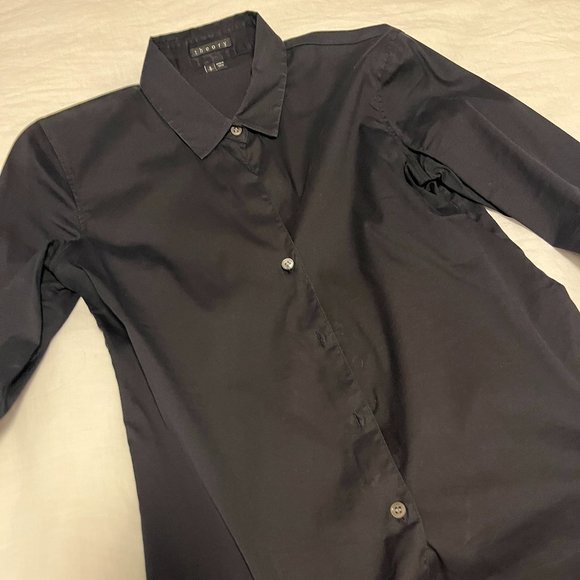 Theory Black Blouse - Picture 1 of 4